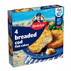 Birds Eye 4 Breaded Cod Fish Cakes 198g