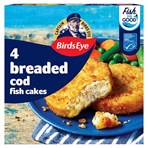 Birds Eye 4 Breaded Cod Fish Cakes 198g