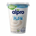 Alpro Plain Natural Dairy Free Soya Yoghurt Alternative 500g