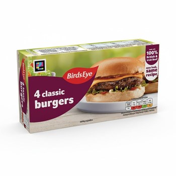 Birds Eye Classic Beef Burgers with Onion 227g