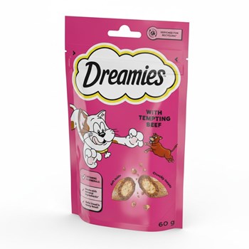 DREAMIES Cat Treat Biscuits With Beef Flavour 60g