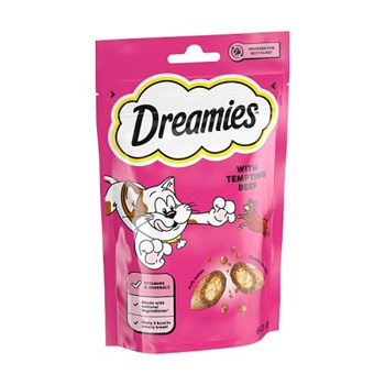 DREAMIES Cat Treat Biscuits With Beef Flavour 60g