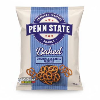 Penn State Baked Original Sea Salted Pretzels 175g