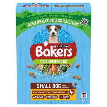 BAKERS Superfoods Small Dog Chicken Dry Dog Food 1.1kg
