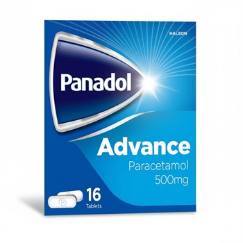 Panadol Advance Pain Relief Tablets, 500 mg Paracetamol Tablets, Pack of 16