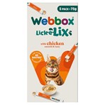 Webbox Lick-e-Lix with Chicken 5 x 15g (75g)