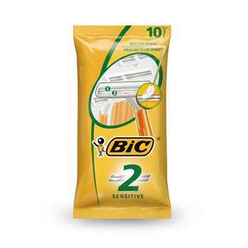 BIC 2 Sensitive Men's Razors x10