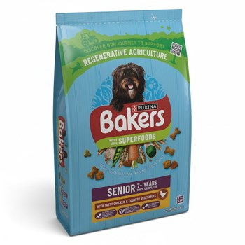 BAKERS Superfoods Senior Chicken with Vegetables Dry Dog Food 2.85kg