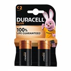 Duracell Plus 100% C 2pk