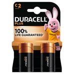 Duracell Plus 100% C 2pk