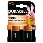 Duracell Plus 9V 2 Pack
