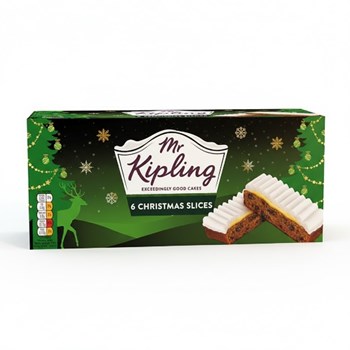 Mr Kipling 6 Christmas Slices