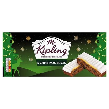 Mr Kipling 6 Christmas Slices
