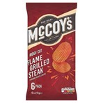 McCoy's Flame Grilled Steak Flavour Potato Crisps 6 x 25g