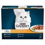 GOURMET Perle Chef's Collection Mini Fillets in Gravy Wet Cat Food 12x85g
