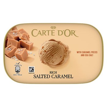 Carte D'or  Ice Cream Tub Rich Salted Caramel 900 ml 