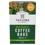 Taylors of Harrogate 10 Rich Italian Enveloped Coffee Bags 75g