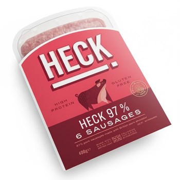 Heck 97% 6 Sausages 400g