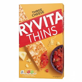 Ryvita Thins Three Cheese 125g