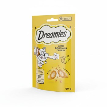 DREAMIES Cat Treat Biscuits With Cheese Flavour 60g