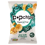 Popchips Sea Salt & Vinegar Flavour Potato Snacks 85g