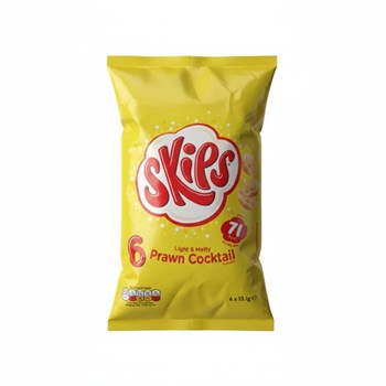 Skips Prawn Cocktail Flavour 6 x 13.1g