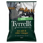 Tyrrells Sea Salt & Cider Vinegar Hand-Cooked English Crisps 150g