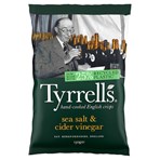 Tyrrells Sea Salt & Cider Vinegar Hand-Cooked English Crisps 150g