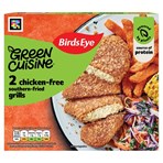 Birds Eye Green Cuisine 2 Chicken-Free Southern Fried Grills 180g