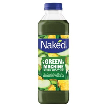 Naked Green Machine Kiwi, Pineapple, Apple & Spirulina Super Smoothie 750ml