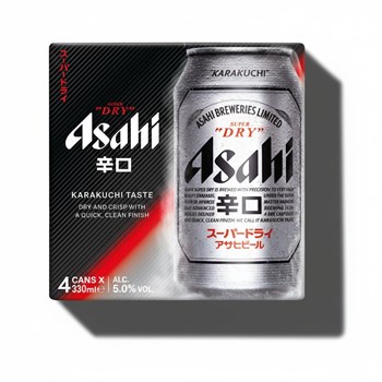Asahi Super Dry 4 x 330ml