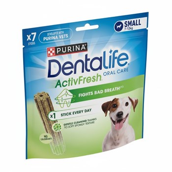 DENTALIFE ActivFresh Small Dental Chicken Dog Chews 7 Sticks