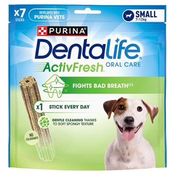 DENTALIFE ActivFresh Small Dental Chicken Dog Chews 7 Sticks