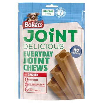 BAKERS Joint Delicious Large Chicken Dog Chews 240g