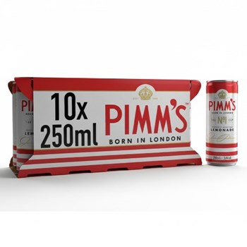 Pimm's No.1 and Lemonade Ready to Drink premix 5.4% vol 10x250ml Can