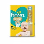 Pampers Premium Protection New Baby Size 2, 31 Nappies, 4kg-8kg, Carry Pack