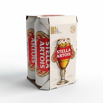 Stella Artois Belgium Premium Lager Beer 4 x 568ml