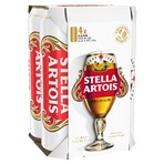 Stella Artois Belgium Premium Lager Beer 4 x 568ml