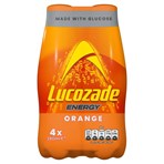 Lucozade Energy Drink Orange 4x380ml