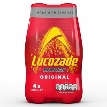 Lucozade Energy Drink Original 4x380ml