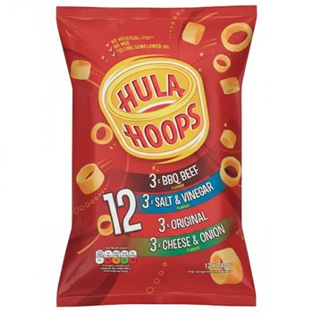 Hula Hoops Variety Multipack Crisps 12 Pack