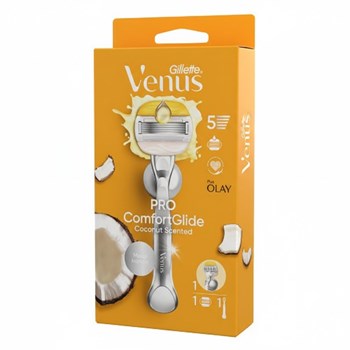 Gillette Venus Pro ComfortGlide Coconut Scented Women’s Razor 1 Refill Razor