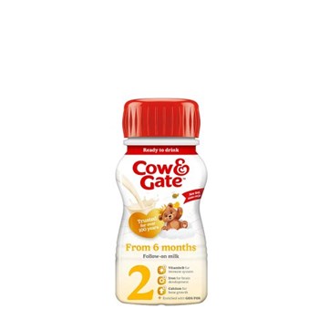 Cow & Gate 2 Follow On Baby Milk Formula Liquid 6-12 Mths 200ml
