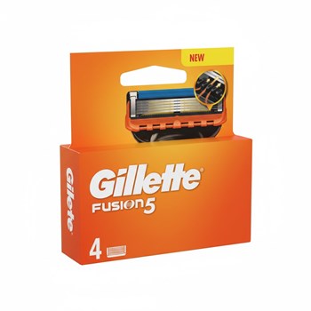 Gillette Fusion5 Razor Refills For Men, 4 Razor Blade Refills
