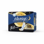 Always Ultra  Sanitary Towels Secure Night Extra (Size 5) With Wings 8 Pads