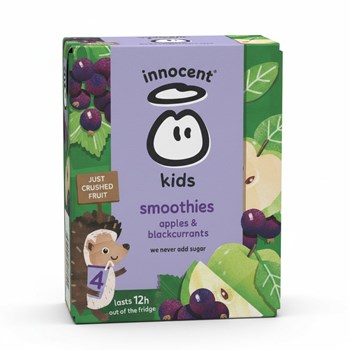 innocent Kids Smoothies Apples & Blackcurrants 4 x 150ml