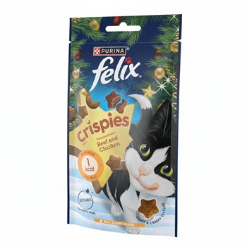 FELIX Crispies Chicken and Beef Cat Treats 45g