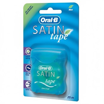 Oral-B Satin Tape Dental Floss Mint 25m 