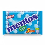 Mentos Mint Rolls Chewy Dragees 5 x 38g