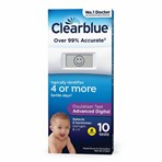 Clearblue Advanced Digital Ovulation Test Kit (OPK), 1 Digital Holder And 10 Ovulation Tests